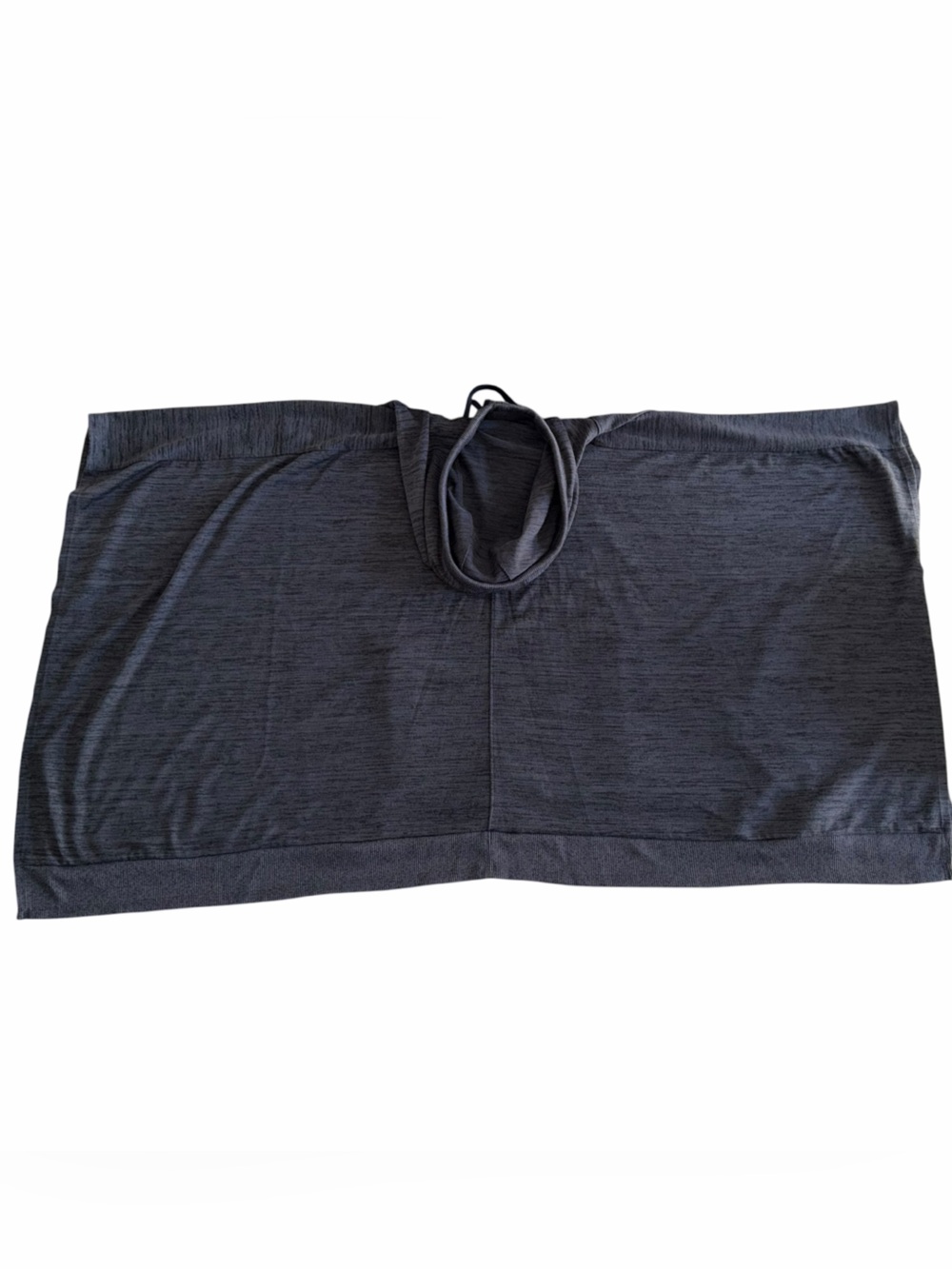 Athleta Blissful Poncho Hoodie Womens L Gray Space Dye Oversized Cowl Neck - Picture 7 of 9